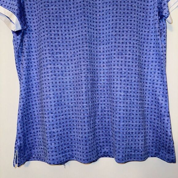 Callaway Women’s Blue Pattern Golf Polo Shirt Size XL EUC - Picture 2 of 10